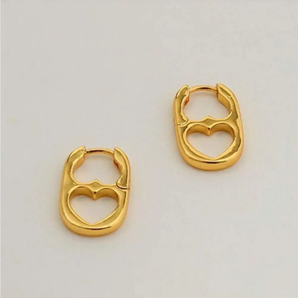 Heart hoop Earrings N1600